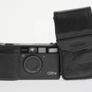 Ricoh GR1V GR1 V Black 35mm Film Camera (LCD works!) #52100761