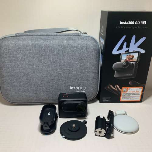 [觀塘實體店] 二手 Insta360 Go 3S 128GB (連原裝相機袋+mon貼) 行貨 *S72468* | I...