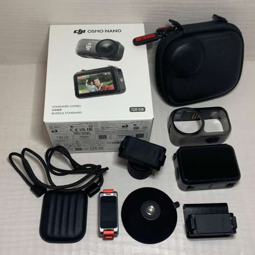 [觀塘實體店] 二手 DJI Osmo Nano 128GB (主機全新未開封) 行貨保養到26年12月 (可...