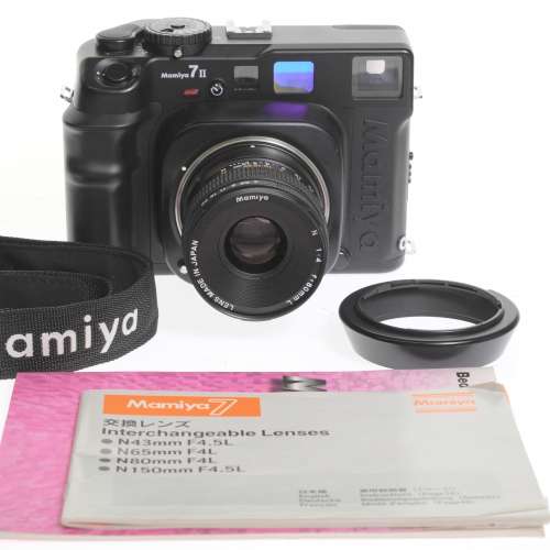 Mamiya 7 II 7II Black Medium Rangefnder Film Camera From JAPAN