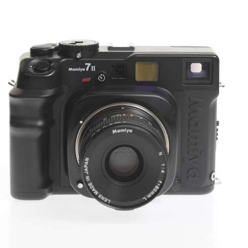 Mamiya 7 II 7II Black Medium Rangefnder Film Camera From JAPAN