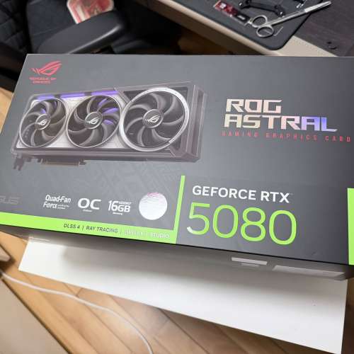 ASUS ROG Astral GeForce RTX 5080 16G OC 顯示卡