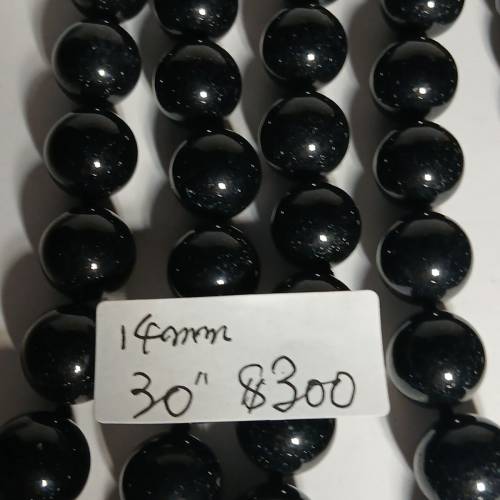 一手 兩條黑瑪瑙 26/30寸打結頸鏈，清貨價共售 330元， 單條價錢如照片顯示，noD1 ...