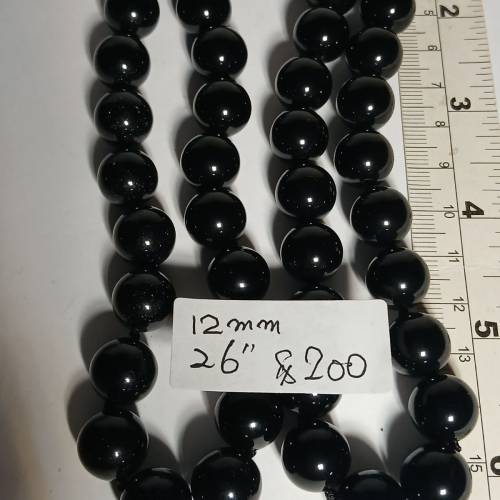 一手 兩條黑瑪瑙 26/30寸打結頸鏈，清貨價共售 330元， 單條價錢如照片顯示，noD1 ...