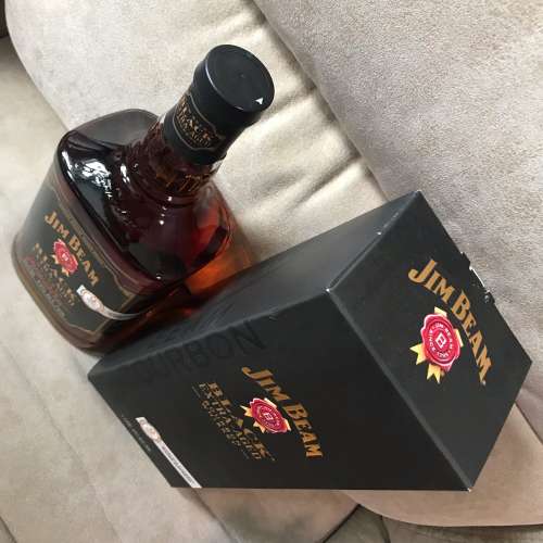 🥃 JIM BEAM Black Extra-Aged 1L 43% Bourbon Whisky USA NEW 全新 美國🇺🇸 波本...
