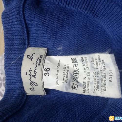 85%新New Agnes b Knit Jumper Sweater冷衫