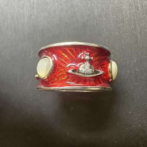 中古現貨｜Vivienne Westwood Gold Red Opal King Ring