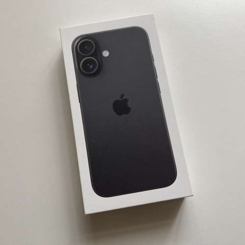 黑色 what app 6497 6645 全新原封 iPhone 16 plus 128gb 一年蘋果保養