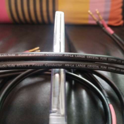 二手 Audio note 純銅喇吧線 x 4尺 一對 not Audioquest Furutech Kimber QED XLO