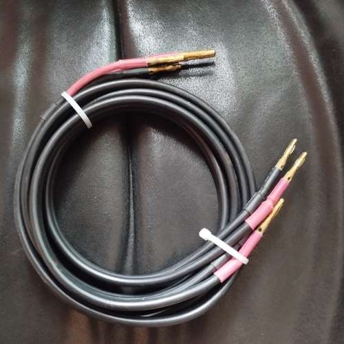 二手 Audio note 純銅喇吧線 x 4尺 一對 not Audioquest Furutech Kimber QED XLO