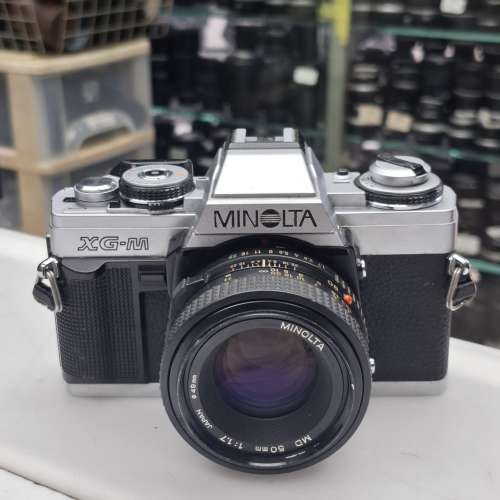 MINOLTA XG-M + MD 50MM F1.7 正常 有測光