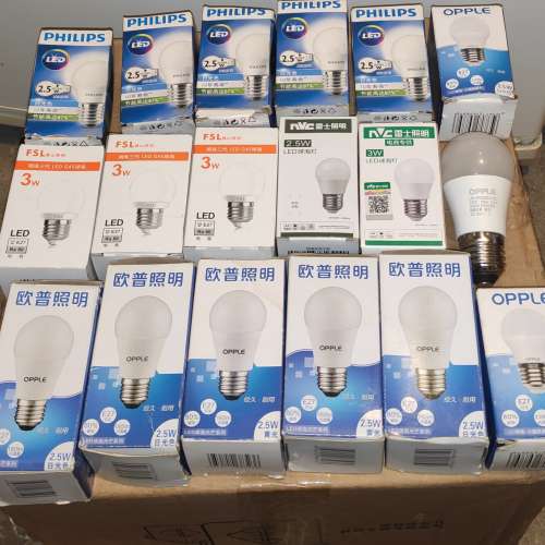飛利浦/歐普/佛山照明/雷士照明 LED 燈泡