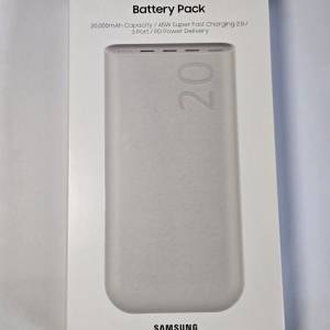 Samsung 20000mAh 45W 超級快充尿袋 ***100% NEW***