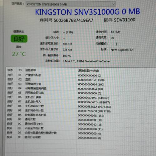kingston nv3 pcie4.0 1TB SSD M2