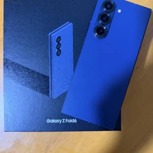 全網最平🔥Samsung galaxy fold 6 12+256美版單卡+esim藍色可換iphone/ipad