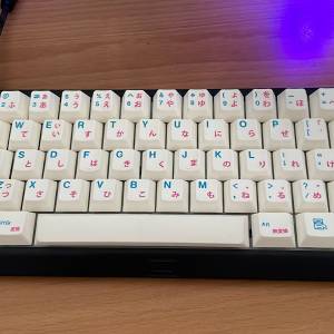 Wooting 60 he 磁軸鍵盤 已改磁玉軸 唔跟圖中鍵帽 連原裝lekker軸
