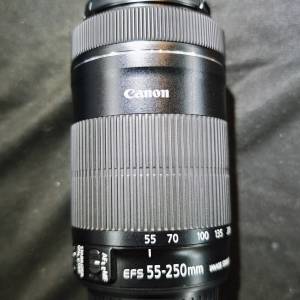 canon 55-250 佳能 STM  55mm 250mm 第三代 55 250 鏡片通透冇花冇霉 功能正常 送f...