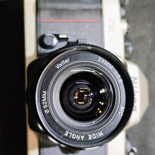 nikon FM10 尼康 + Vivitar 28/2.8 MC 威達 28mm 28 菲林機 膠片機 FILM Camera 功...