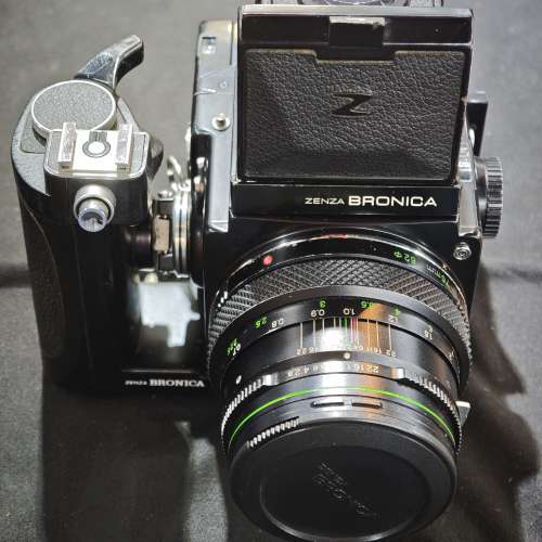 ZENZA BRONICA 勃朗尼卡 ETRS + 75/2.8 EII + 120 後背  + 腰屏 + GRIP 手柄 + 眼平...
