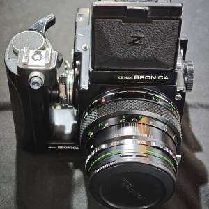 ZENZA BRONICA 勃朗尼卡 ETRS + 75/2.8 EII + 120 後背  + 腰屏 + GRIP 手柄 + 眼平...