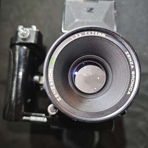 ZENZA BRONICA 勃朗尼卡 ETRS + 75/2.8 EII + 120 後背  + 腰屏 + GRIP 手柄 + 眼平...