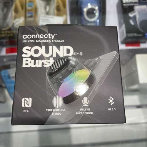 磁吸喇叭揚聲器Connecty Sound Burst Jellyfish Magnetic Speaker[全新未開]