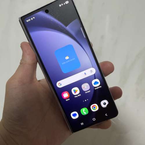 全網最平🔥Samsung galaxy fold 5 12+256美版單卡+esim藍色可換iphone/ipad