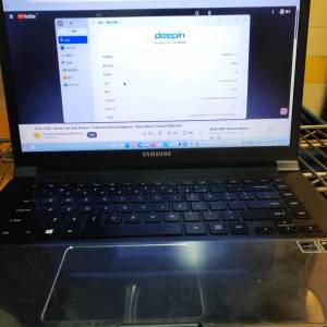 samsung  NP900X 4C i7 3517 cpu 1.9GHZ  12+256SSD Deepin os