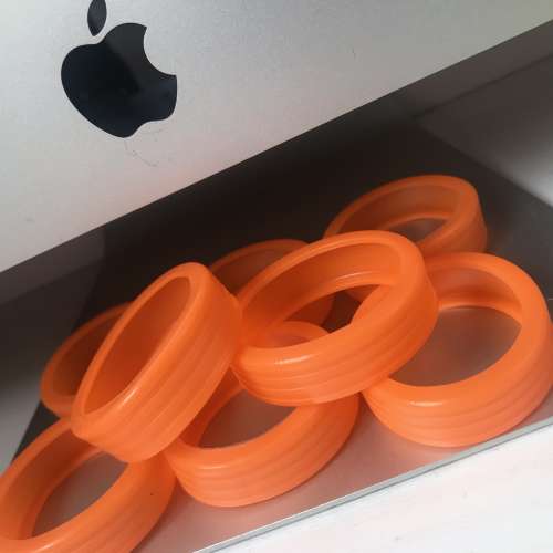 ✈️ Luggage / Chair Wheel Protector 8pc/set ORANGE NEW 全新 輪子保護套  行李...