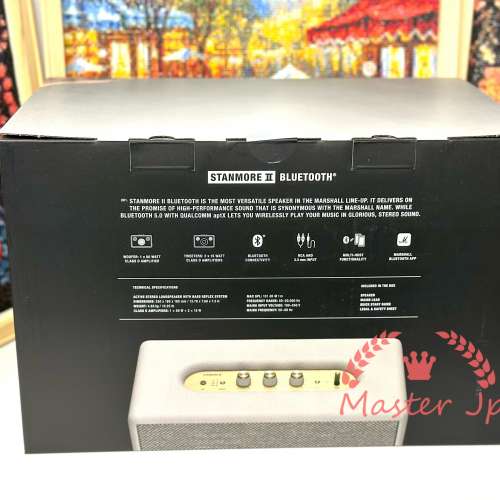 全新✅ Marshall Stanmore II Bluetooth Speaker 藍牙喇叭 (White) 水貨