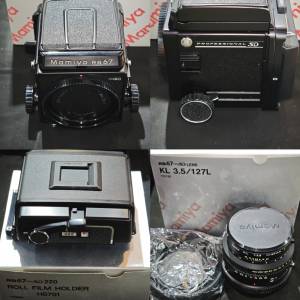 Mamiya 瑪米亞 RB67 proSD + 127/3.5 k/L KL  + 腰屏  127mm 機 99%new 有盒 127mm ...