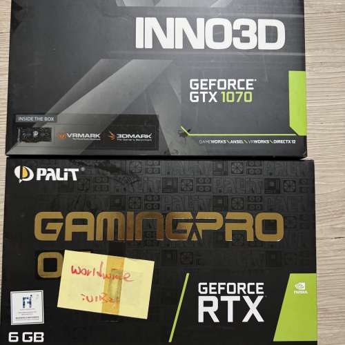 [升級/清機放售] RTX 3060Ti (Dual) / 1070 / 2060(風扇待修) / 32GB DDR4 RAM