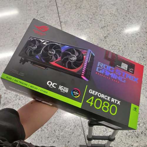 香港出猛禽4080rog帶oc未開封港行 香港出4080rog帶oc全新未開封香港行貨一張