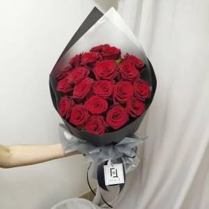 [門市自取][QuadrupleFlower] 💐❤️✨ 完美真愛 | 紅玫瑰鮮花花束 情人節花束  Re...