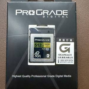 Prograde Digital CFexpress Type B 4.0 Memory Card Gold 記憶卡 512GB ［R:3400 ...