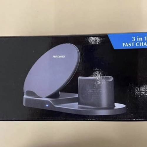 3 in 1 fast charger for smart phone and smart watch USB 三合一快速叉電器义電 ...