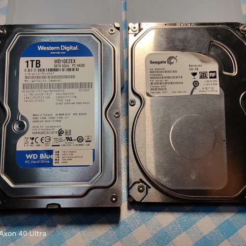 HITACHI, WD, SEAGATE 硬碟4隻
