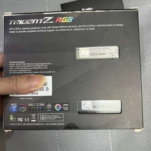 GSKILL 8+8套裝連吉盒3200MHZ