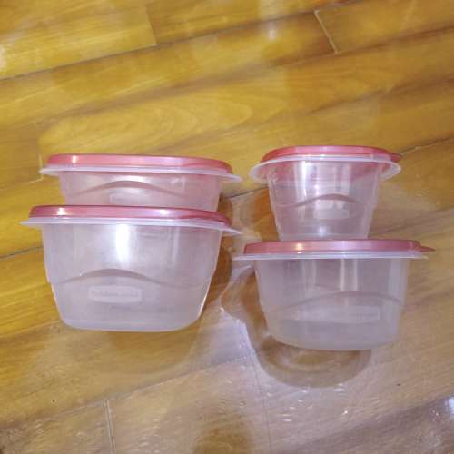 Rubbermaid Food Storage Containers 500ml x 3,  670ml x 3, 760ml x 1,  1200ml x 4