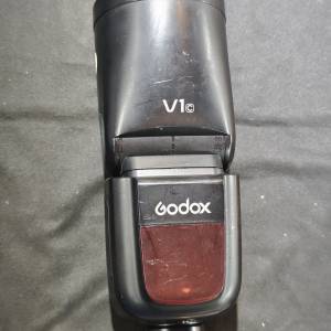 Godox 神牛 V1c V1 for canon 佳能 80%new 冇盒冇單冇證 淨燈一支 裸燈 跟1電 功能正...