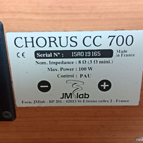 JM lab CHORUS CC700中置喇叭
