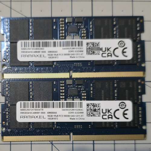 Laptop ddr5 5600 16gb x2
