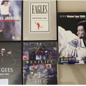 正版演唱會：劉德華、Bee Gees、Westlife、Michael Jackson、Eagles，Concert Live...