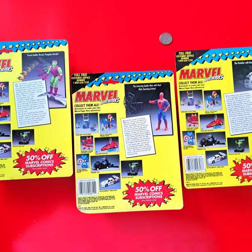 90年代 Marvel Super Heros 綠魔 Green Goblin｜蜘蛛俠 Spider-Man｜制裁者 Punish...