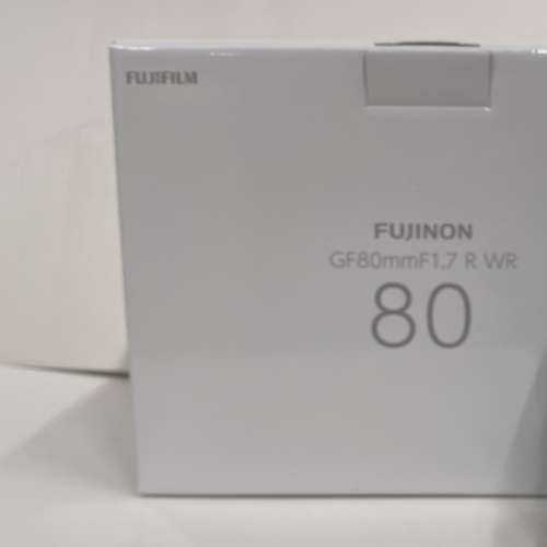 Fujifilm GF 80mm F1.7 Lens R WR 富士 full frame 鏡頭 全片幅 中幅 FUJINON GFX