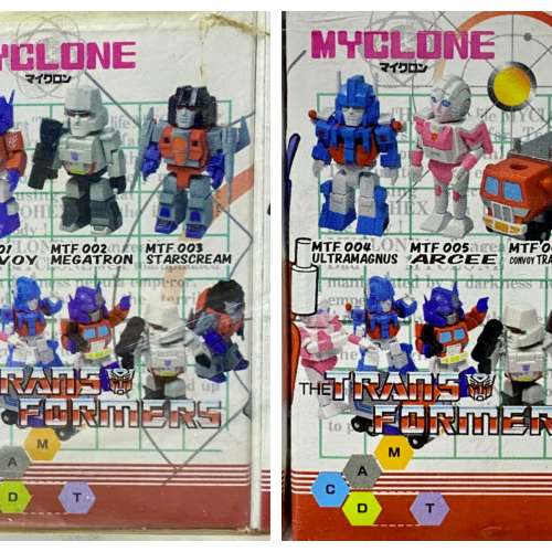 TAKARA TRANSFORMERS 變形金剛 MYCLONE AS-3 全6種