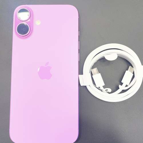 99%New iPhone 16 Plus 128GB 粉紅色 香港行貨 蘋果保養到2026年11月5日 電池100% ...