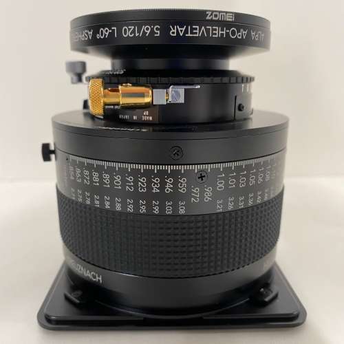 Schneider KREUZNACH ALPA Apo-Helvetar F5.6 120mm Lens asph Capal Switzerland