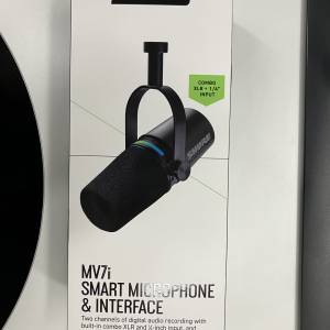 Shure MV7i Smart Microphone & Interface broadcast USB 咪