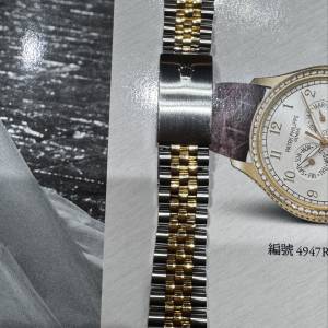 二手原裝正品Rolex (勞力士)金鋼5珠帶，62523H 18K實金